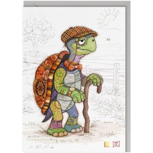 Bug Art Kooks Theodore Tortoise Greetings Card Bug Art Kooks Theodore Tortoise Greetings Card