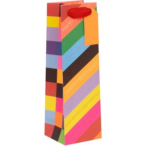 Glick Paper Salad Happy Birthday Slide Bottle Gift Bag Glick Paper Salad Happy Birthday Slide Bottle Gift Bag