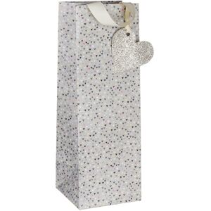 Glick Paper Salad Hearts Champagne Bottle Gift Bag Glick Paper Salad Hearts Champagne Bottle Gift Bag