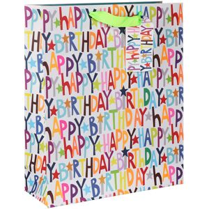 Glick Paper Salad Happy Birthday Extra Large Gift Bag Glick Paper Salad Happy Birthday Extra Large Gift Bag