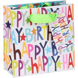 Glick Paper Salad Happy Birthday Small Gift Bag Glick Paper Salad Happy Birthday Small Gift Bag