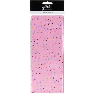 Glick Paper Salad Pink Stars Tissue Paper Glick Paper Salad Pink Stars Tissue Paper