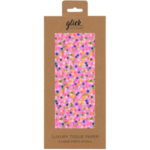 Glick Paper Salad Spotty Pink Tissue Paper Glick Paper Salad Spotty Pink Tissue Paper