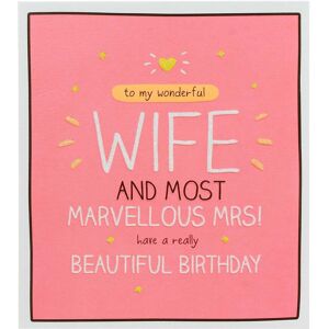 Happy Jackson Marvellous Mrs Wife Birthday Card Happy Jackson Marvellous Mrs Wife Birthday Card