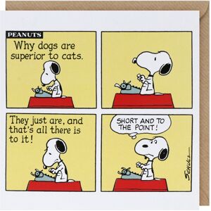 Peanuts Snoopy ‘Superior’ Greetings Card Peanuts Snoopy ‘Superior’ Greetings Card