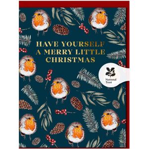 Toasted Crumpet Robins ‘Have Yourself a Merry Little’ Mini Christmas Card Toasted Crumpet Robins ‘Have Yourself a Merry Little’ Mini Christmas Card