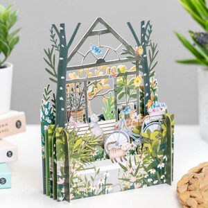 Alljoy Design Garden House Greetings 3D Pop Up Card Alljoy Design Garden House Greetings 3D Pop Up Card