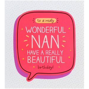Happy Jackson Wonderful Nan Birthday Card Happy Jackson Wonderful Nan Birthday Card