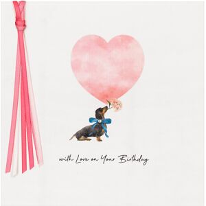 Five Dollar Shake Dachshund Heart Luxury Birthday Card Five Dollar Shake Dachshund Heart Luxury Birthday Card