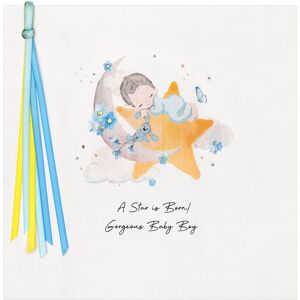 Five Dollar Shake A Star is Born Boy New Baby Card Five Dollar Shake A Star is Born Boy New Baby Card