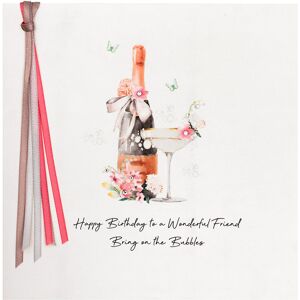 Five Dollar Shake Wonderful Friend Bubbles Luxury Birthday Card Five Dollar Shake Wonderful Friend Bubbles Luxury Birthday Card
