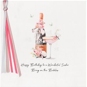 Five Dollar Shake Wonderful Sister Bubbles Luxury Birthday Card Five Dollar Shake Wonderful Sister Bubbles Luxury Birthday Card