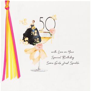 Five Dollar Shake Some Girls Sparkle 50 Luxury Birthday Card Five Dollar Shake Some Girls Sparkle 50 Luxury Birthday Card