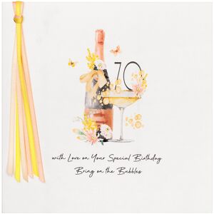 Five Dollar Shake Bubbles 70 Luxury Birthday Card Five Dollar Shake Bubbles 70 Luxury Birthday Card