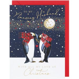 The Art File Penguins ‘Amazing Husband’ Christmas Card The Art File Penguins ‘Amazing Husband’ Christmas Card
