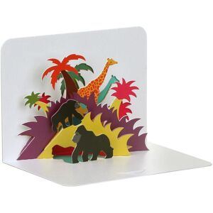 The Art File Gorilla Jungle 3D Greetings Card The Art File Gorilla Jungle 3D Greetings Card