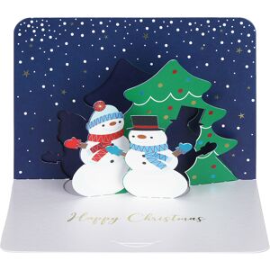 The Art File Two Snowmen 3D Christmas Card The Art File Two Snowmen 3D Christmas Card