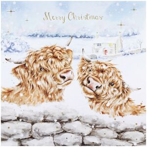 Wrendale Designs ‘Deck The Horns’ Highland Cows Christmas Card Wrendale Designs ‘Deck The Horns’ Highland Cows Christmas Card