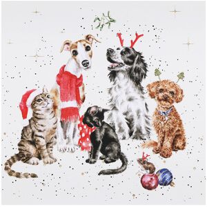 Wrendale Designs ‘The Office Party’ Cats & Dogs Christmas Card Wrendale Designs ‘The Office Party’ Cats & Dogs Christmas Card