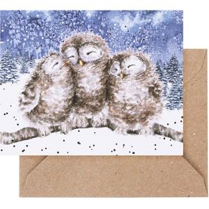 Wrendale Designs ‘Three Wise Men’ Owls 9cm Mini Christmas Card Wrendale Designs ‘Three Wise Men’ Owls 9cm Mini Christmas Card