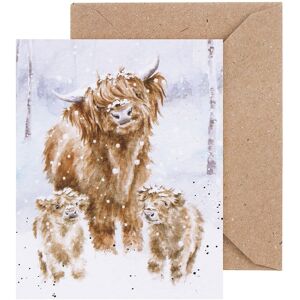 Wrendale Designs ‘A Highland Christmas’ Cow 9cm Mini Christmas Card Wrendale Designs ‘A Highland Christmas’ Cow 9cm Mini Christmas Card