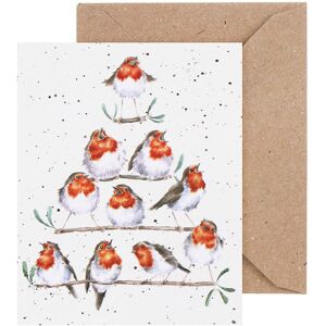 Wrendale Designs ‘Rockin Robins’ 9cm Mini Christmas Card Wrendale Designs ‘Rockin Robins’ 9cm Mini Christmas Card
