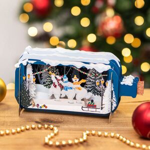 Alljoy Design Dancing Polar Bears Message In A Bottle Christmas Card Alljoy Design Dancing Polar Bears Message In A Bottle Christmas Card