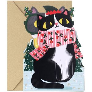 Alljoy Design Cosy Cats Aww! So Cute Jiggly Eyes Christmas Card Alljoy Design Cosy Cats Aww! So Cute Jiggly Eyes Christmas Card