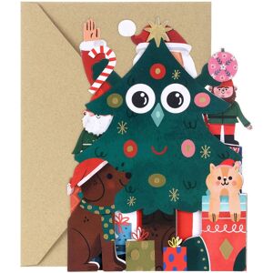 Alljoy Design Tree & Friends Aww! So Cute Jiggly Eyes Christmas Card Alljoy Design Tree & Friends Aww! So Cute Jiggly Eyes Christmas Card