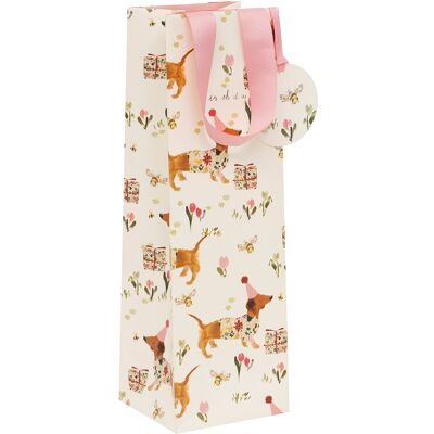 Glick Stephanie Dyment Birthday Sausage Dogs Bottle Gift Bag Glick Stephanie Dyment Birthday Sausage Dogs Bottle Gift Bag