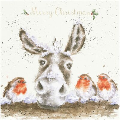 Wrendale Designs 'The Christmas Donkey' Christmas Card Wrendale Designs 'The Christmas Donkey' Christmas Card