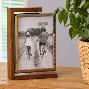Shudehill Dark Wood Look 5x7 Rotating Portrait Photo Frame Shudehill Dark Wood Look 5x7 Rotating Portrait Photo Frame