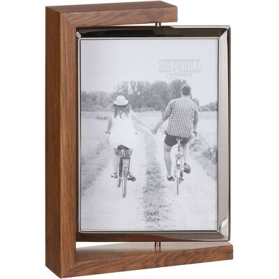Shudehill Dark Wood Look 5x7 Rotating Portrait Photo Frame Shudehill Dark Wood Look 5x7 Rotating Portrait Photo Frame