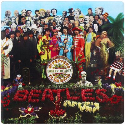 The Beatles - Sgt Pepper - Black - One Size - Coaster The Beatles - Sgt Pepper - Black - One Size - Coaster