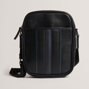 Ted Baker KEIIGAN Black Stripe Flight Bag Ted Baker KEIIGAN Black Stripe Flight Bag