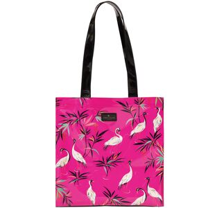 Sara Miller Pink Tahiti Heron Everyday Printed Shopper Bag Sara Miller Pink Tahiti Heron Everyday Printed Shopper Bag