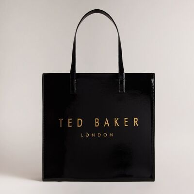 Ted Baker CRINKON Black Crinkle Texture Large Icon Bag Ted Baker CRINKON Black Crinkle Texture Large Icon Bag