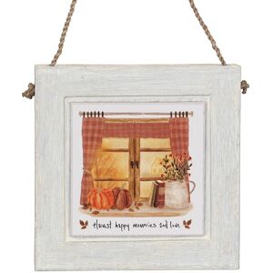 East of India ‘Harvest Memories’ Window Scene Wooden Frame Hanging Decoration East of India ‘Harvest Memories’ Window Scene Wooden Frame Hanging Decoration