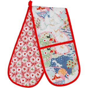 Cath Kidston Christmas Journey Double Oven Glove Cath Kidston Christmas Journey Double Oven Glove