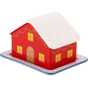 Cath Kidston Christmas House Covered Butter Dish Cath Kidston Christmas House Covered Butter Dish