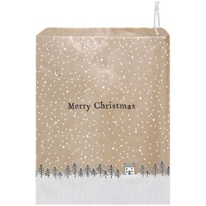 East of India Pack of 50 ‘Snowy Trees’ Paper Bags East of India Pack of 50 ‘Snowy Trees’ Paper Bags