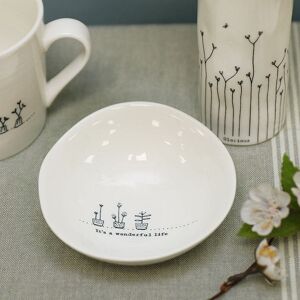 East of India ‘It’s A Wonderful Life’ Medium Wobbly Bowl East of India ‘It’s A Wonderful Life’ Medium Wobbly Bowl