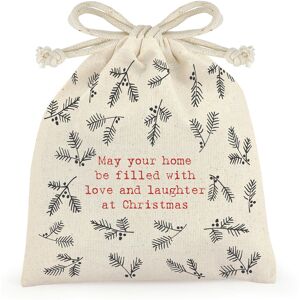 East of India May Your Home Be Filled With Love Drawstring Bag East of India May Your Home Be Filled With Love Drawstring Bag