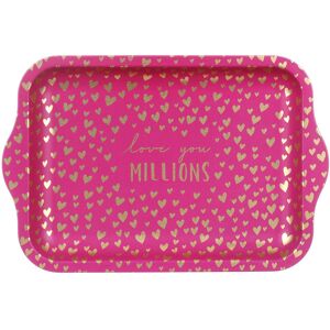 Sara Miller Little Gestures ‘Love you Millions’ Small Canape Tray Sara Miller Little Gestures ‘Love you Millions’ Small Canape Tray