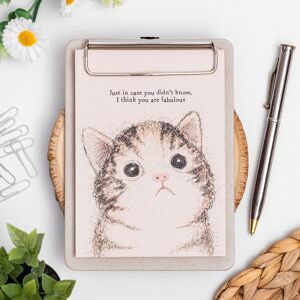 East of India ‘Think Your Fabulous’ Cat Clip Pad East of India ‘Think Your Fabulous’ Cat Clip Pad