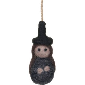 East of India Witch Halloween Felt Hanging Decoration East of India Witch Halloween Felt Hanging Decoration