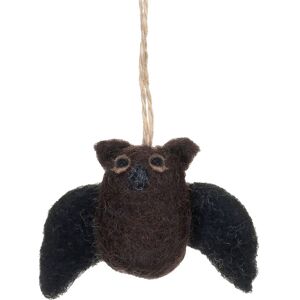 East of India Bat Halloween Felt Hanging Decoration East of India Bat Halloween Felt Hanging Decoration