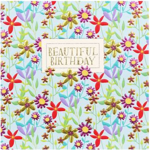 Wendy Jones-Blackett Hey Fresco ‘Flower Meadow’ Sky Blue Birthday Card Wendy Jones-Blackett Hey Fresco ‘Flower Meadow’ Sky Blue Birthday Card