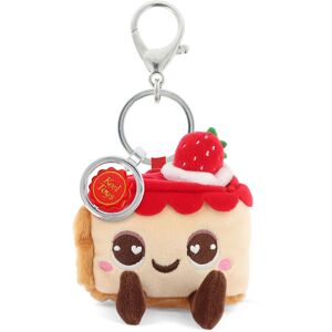 Keel Toys Keeleco Strawberry Cheesecake Bag Charm Keel Toys Keeleco Strawberry Cheesecake Bag Charm