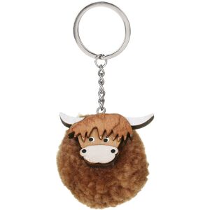 Lesser & Pavey Highland Cow Pompom Keyring Lesser & Pavey Highland Cow Pompom Keyring